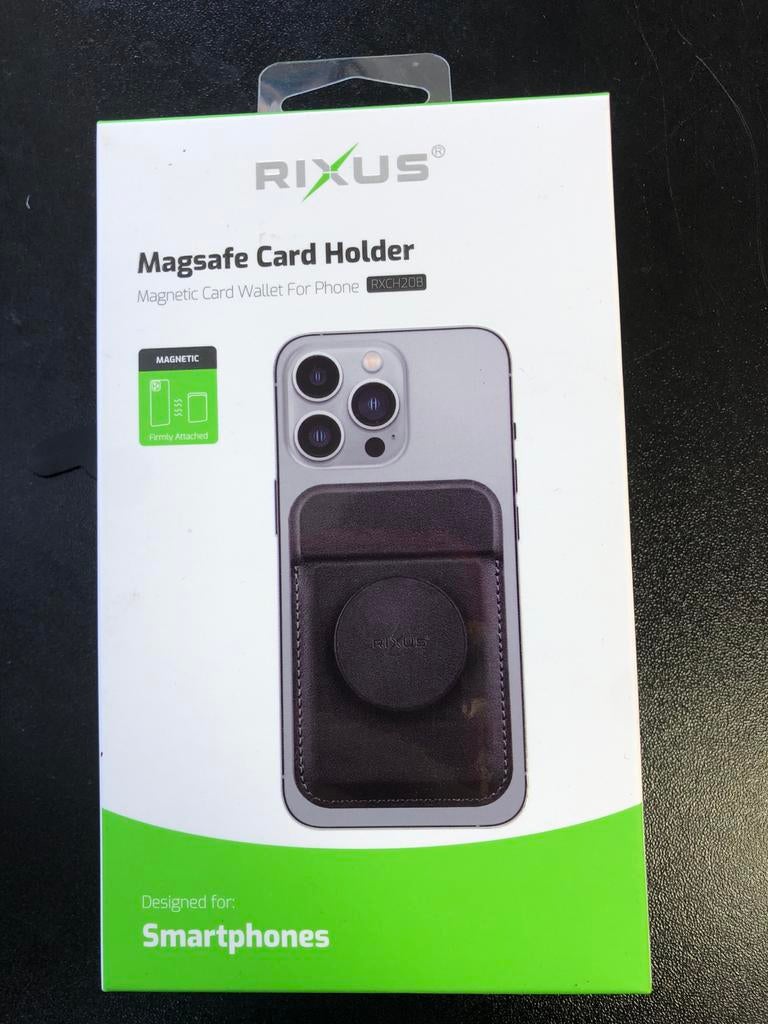 Rixus Magsafe Kaarthouder - Magnetische Portemonnee, Ophalen, G, Nieuw, Hoesje of Tasje