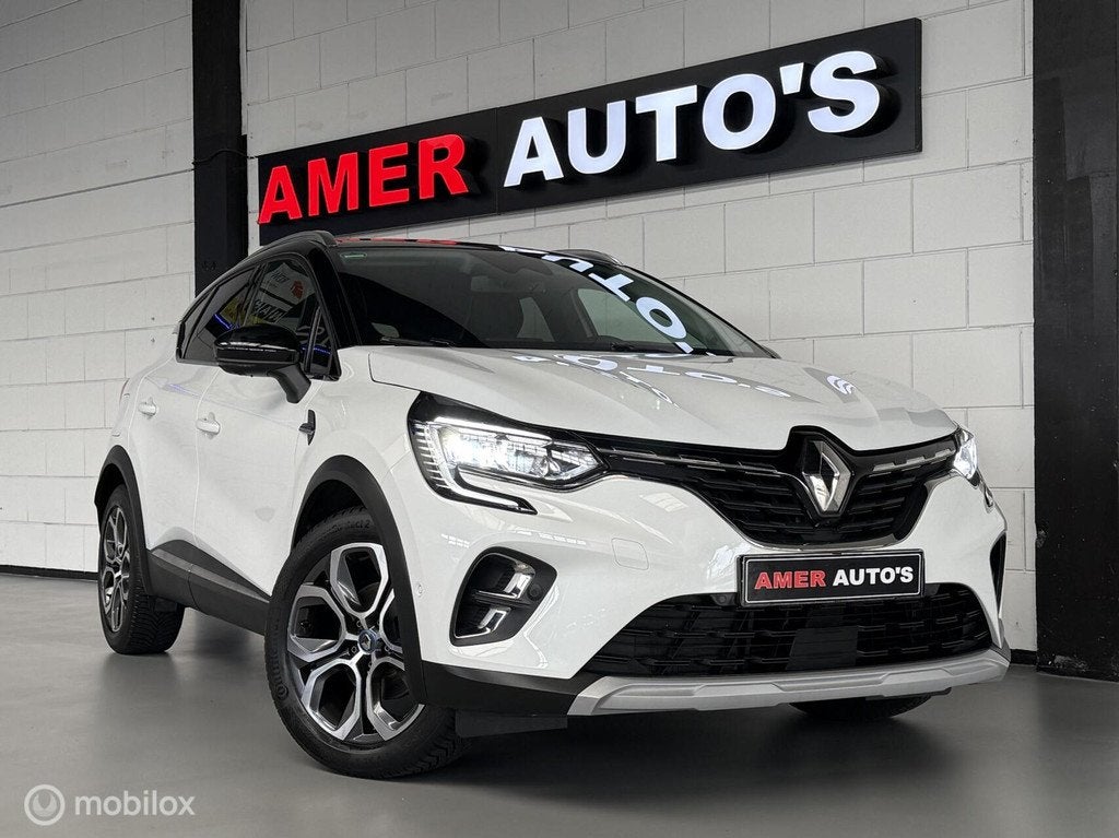 Renault Captur 1.6 E-Tech Plug-in Hybrid/parelmoerwit/1e eig, 77 km/l, Gebruikt, Zwart, 4 cilinders