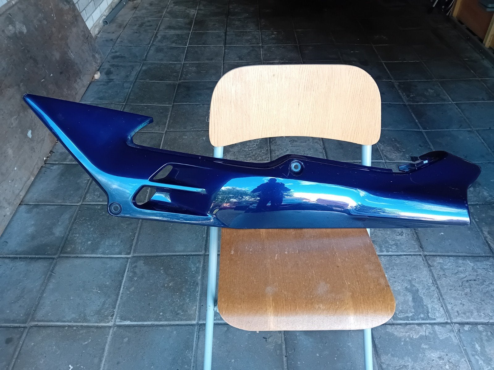 Buddy paneel linksachter Honda VFR750 RC36 kuipdeel, Ophalen of Verzenden, Gebruikt