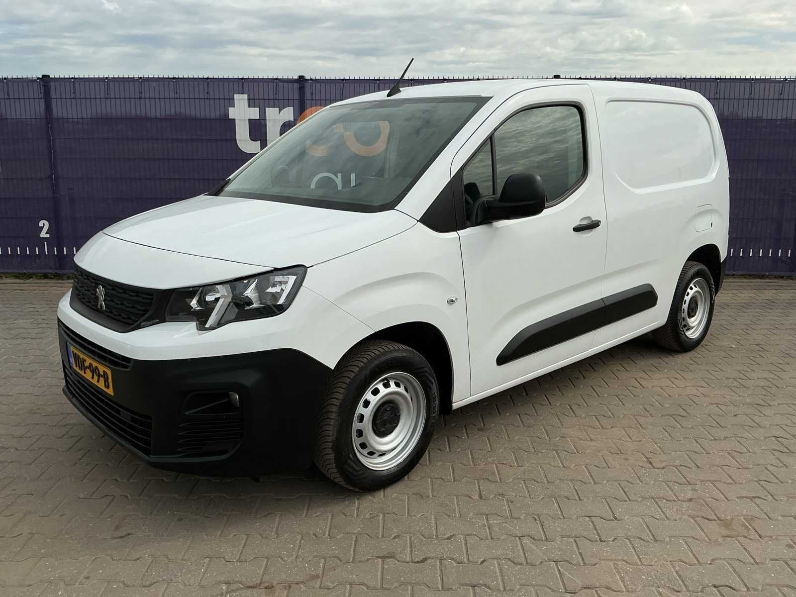 2019 - Peugeot - Partner - 1.5 BlueHDI Premium - Bedrijfswag, Voorwielaandrijving, Gebruikt, 4 cilinders, 100 pk