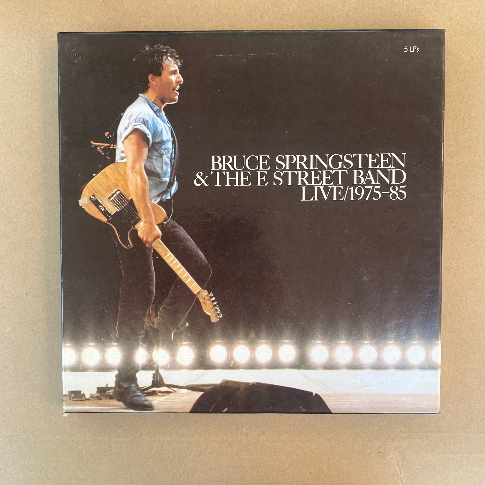 5 lp box - bruce Springsteen - live 1975 / 85, Ophalen of Verzenden, Zo goed als nieuw, 12 inch, Poprock