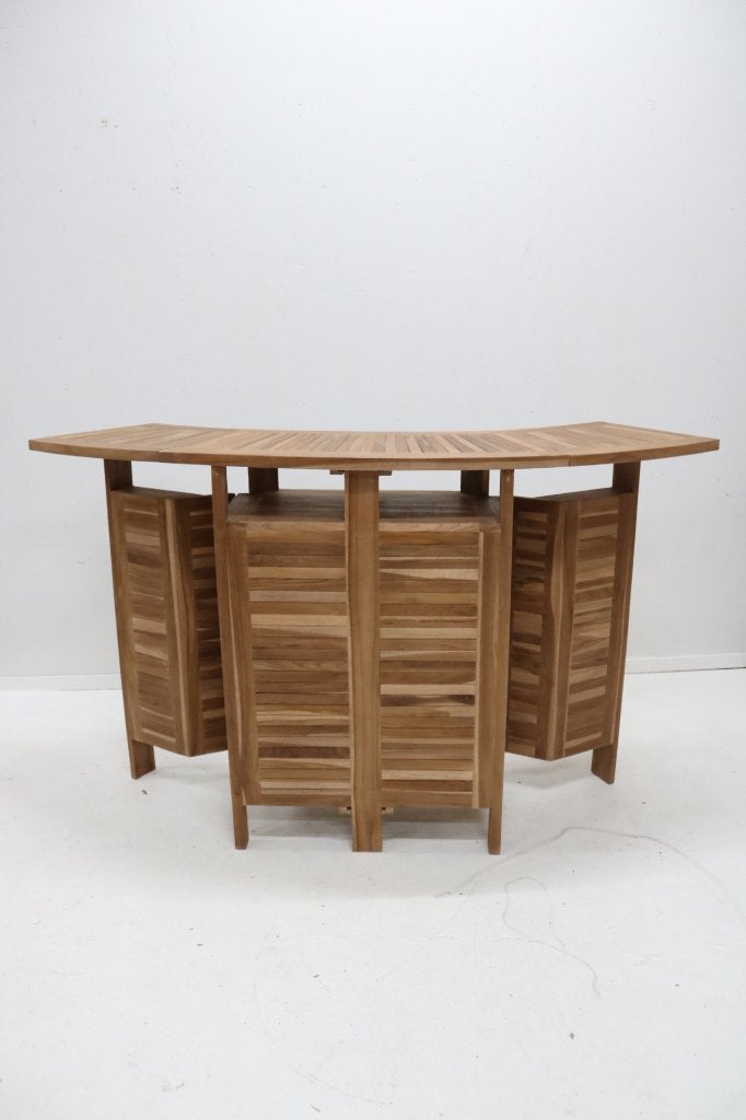 Nieuw Teak Bar Inklapbaar Ovaal 160 CM, Ophalen, Nieuw