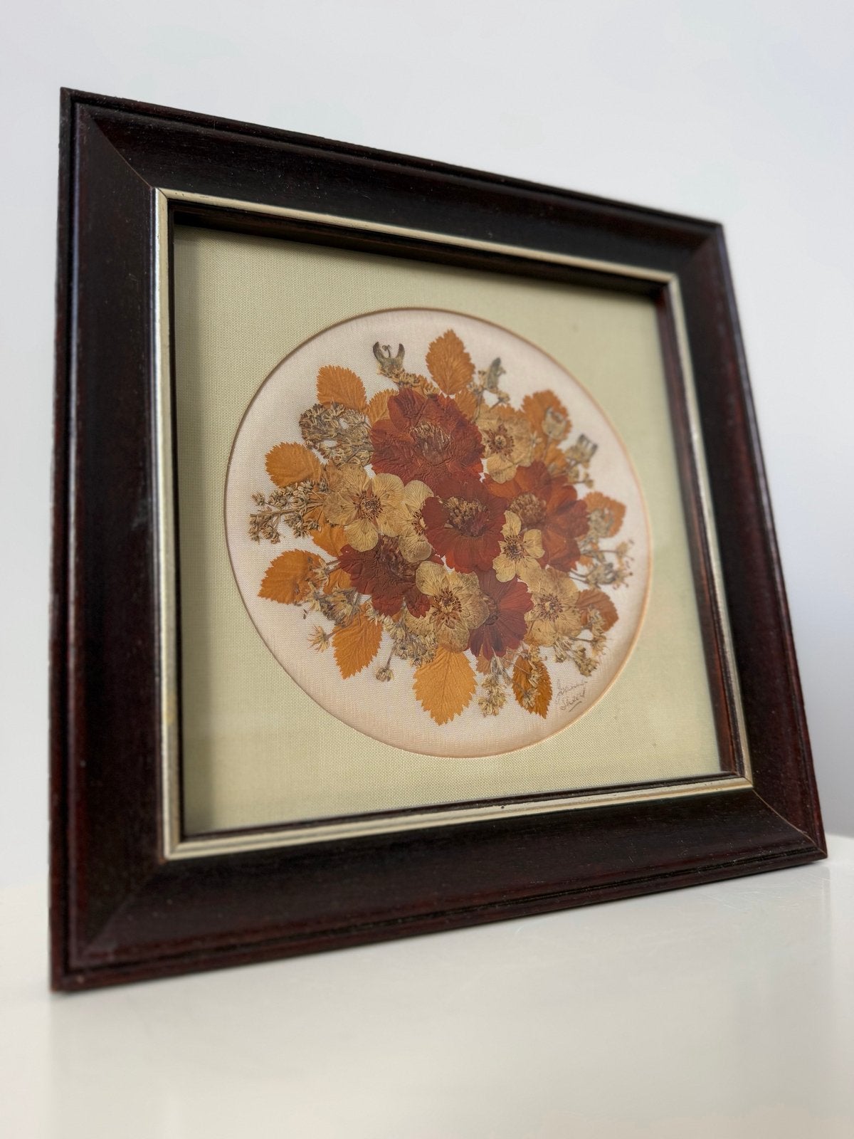 Bloemenprint/schilderijtje (Engeland) - Joanna Sheen, Gebruikt, Meerkleurig, Ophalen of Verzenden, Klassiek