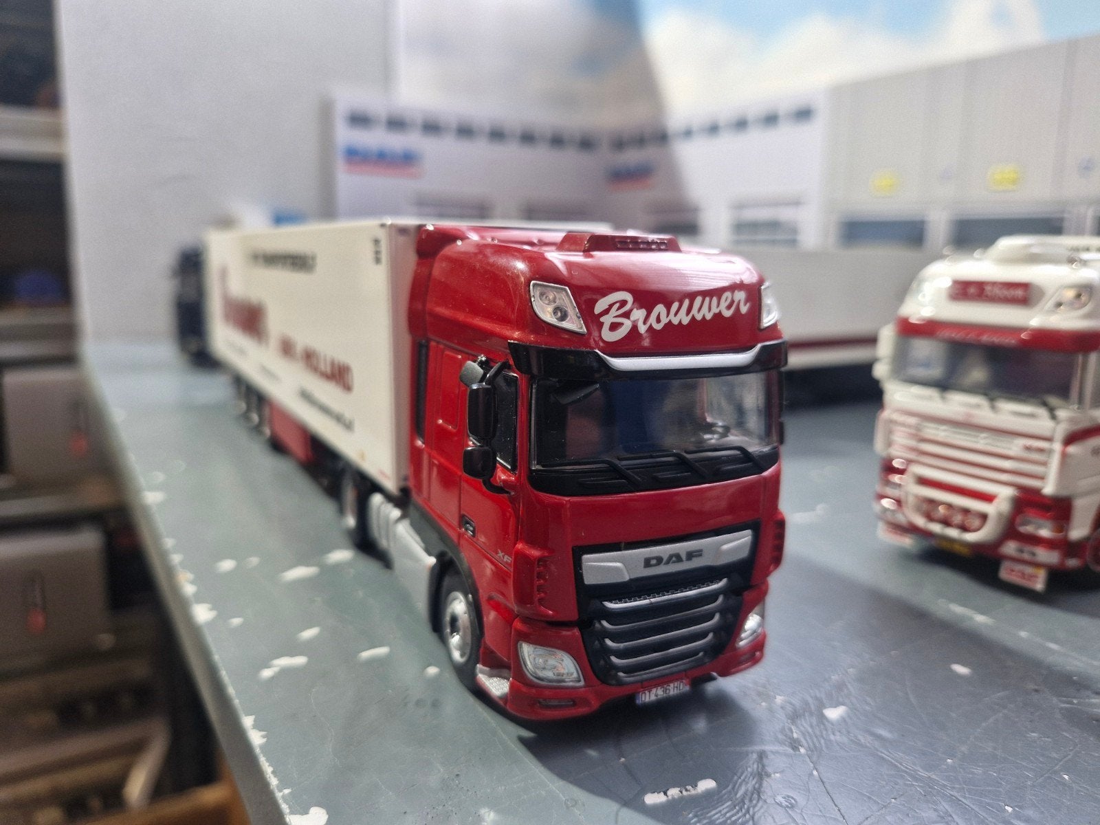 Daf XF met koeltrailer wsi  brouwer URK, Ophalen of Verzenden, Zo goed als nieuw, Bus of Vrachtwagen, Wsi