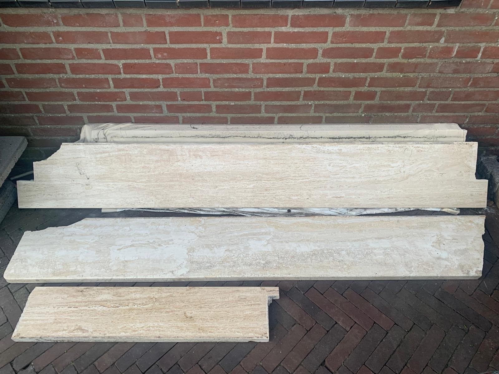 Natuurstenen vensterbanken, Doe-het-zelf en Verbouw, Overige Doe-het-zelf en Verbouw, Ophalen, Gebruikt