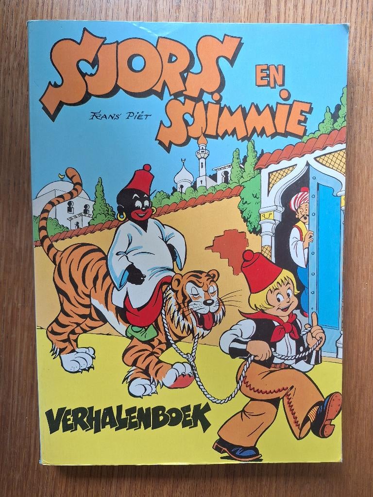 Strip - Sjors en Sjimmie verhalenboek 1981 - V & D, Gelezen, Eén stripboek, Ophalen of Verzenden, Frans Piët