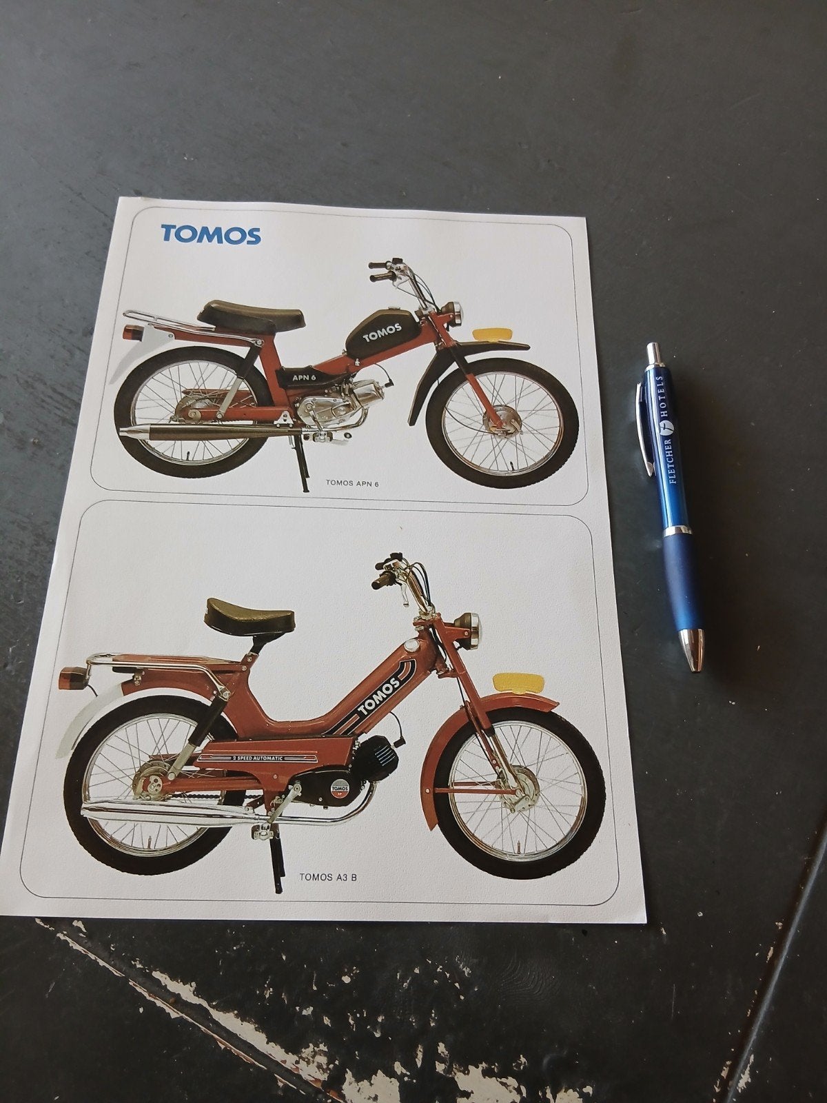 Tomos, Ophalen
