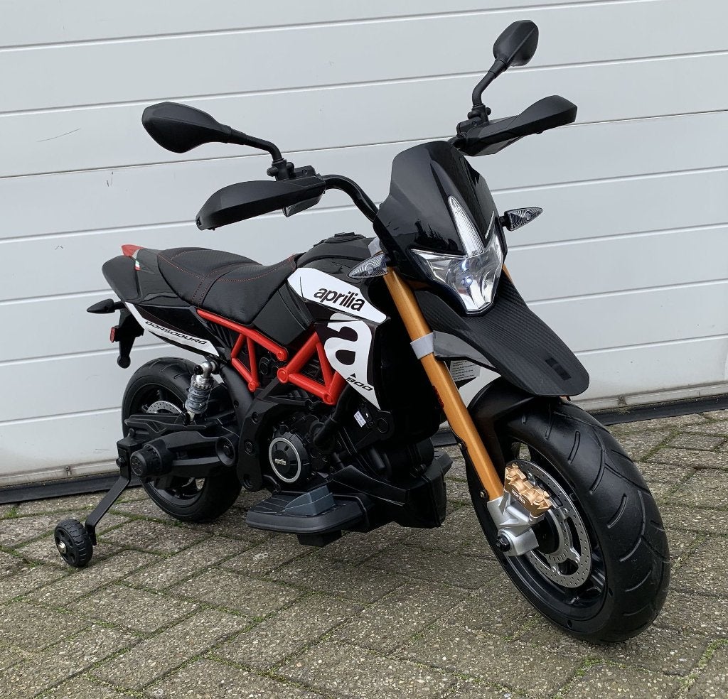Kinder Motor Aprilia Dorsoduro 900 12v motor Leer / MP3 AUX!, Ophalen of Verzenden, Nieuw, Overige typen