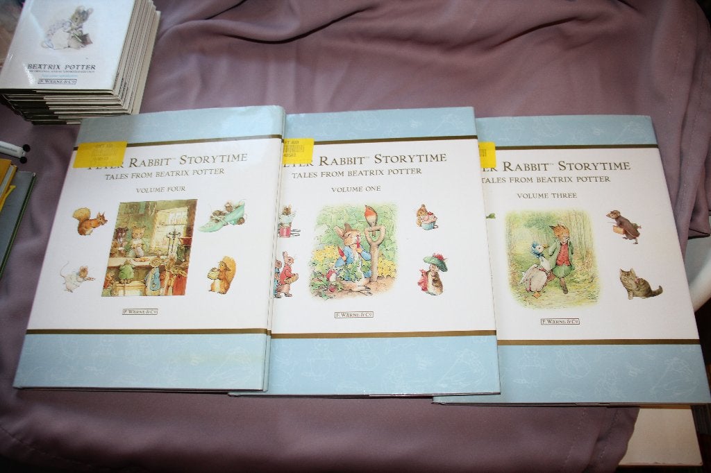 3 peter rabbit storytime beatrix potter boeken - Volume1/3/4, Ophalen of Verzenden, Zo goed als nieuw, Beatrix Potter, Fictie algemeen