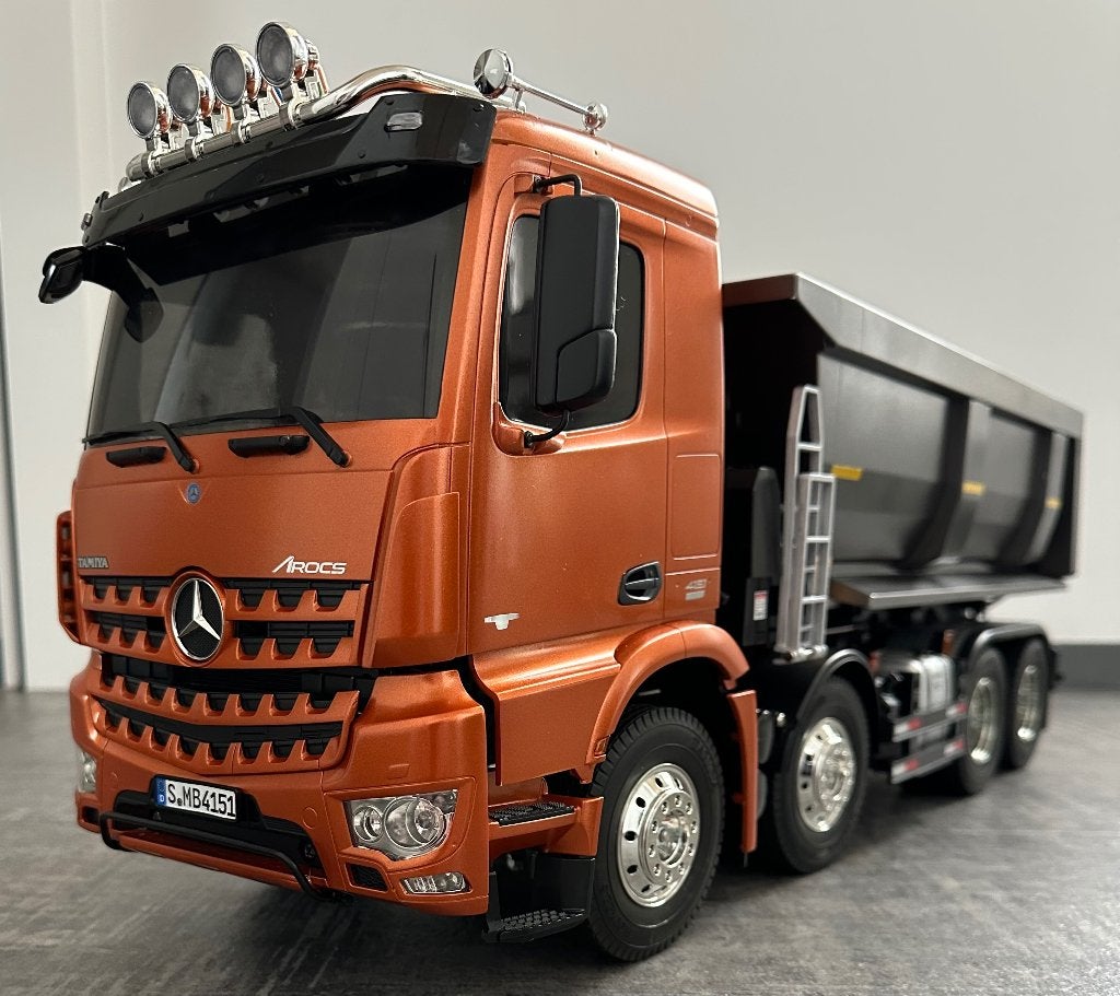 Tamiya Mercedes Benz Acros 4151 8x4 Kipper Truck / Rijklaar, Ophalen, Nieuw