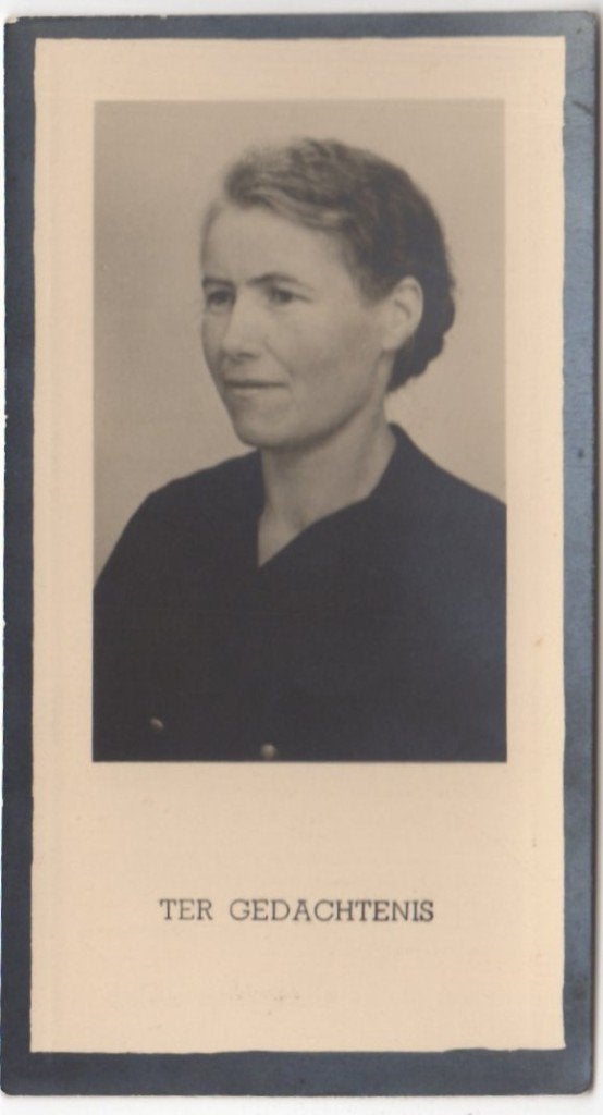 Anna Maria Schraven 1898 Velp + 1951 Nijmegen, 53 jaar oud, Ophalen of Verzenden