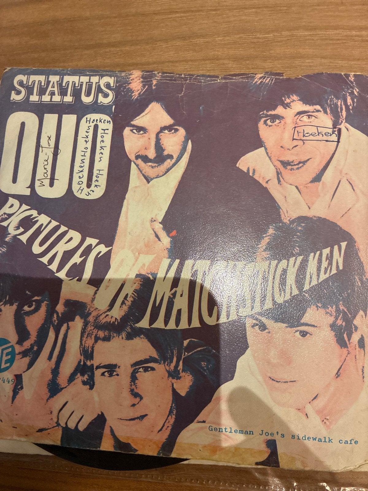 Status Quo - Pictures of Matchstick Men (Vinyl Single), Gebruikt, Pop, 7 inch, Ophalen of Verzenden