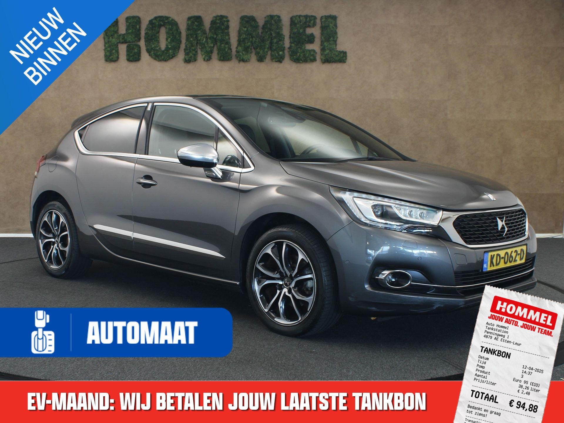 Citroen DS 4 1.6 THP So Chic - ORIGINEEL NEDERLANDSE AUTO -, Gebruikt, Euro 6, 4 cilinders, 1650 kg