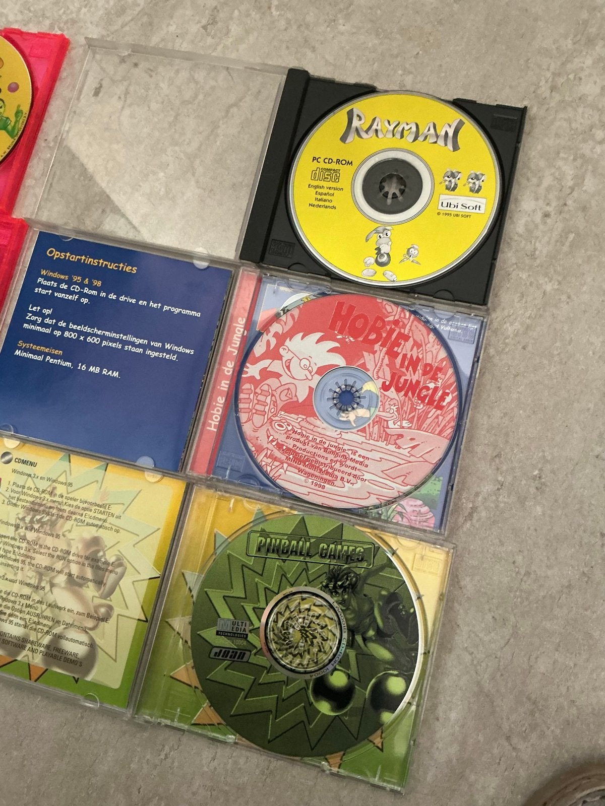 Collectie Oude PC Spellen - Rayman, Hobbie, Pinball & meer, Gebruikt, Overige genres, 1 speler, Ophalen of Verzenden