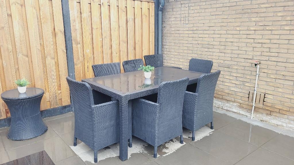 Tuinset, Tuin en Terras, Tuinsets en Loungesets, Ophalen, Kunststof, Gebruikt, Tuinset