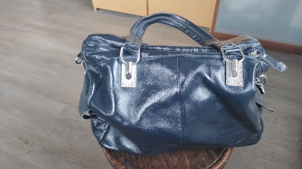 Schouder/ handtas blauw, Ophalen of Verzenden, Gebruikt, Blauw, Overige typen