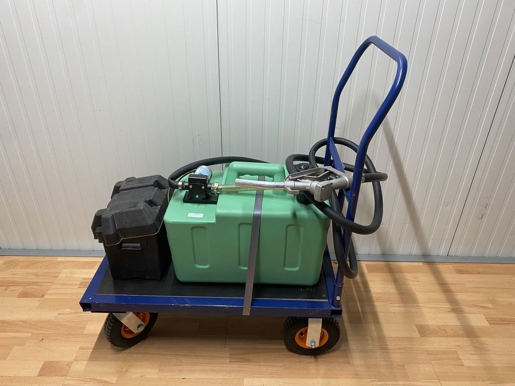 BRANDSTOFTANK MET 12 VOLT POMPJE, Auto's, Gebruikt, Overige carrosserieën, Overige brandstoffen, Bedrijf