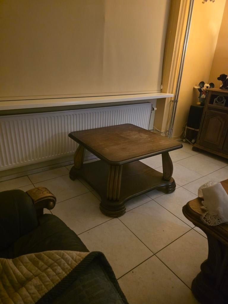 Salontafel 80x80 eiken, Ophalen of Verzenden