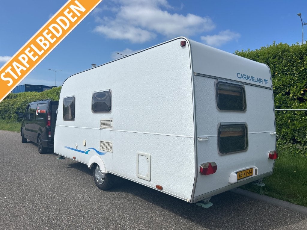 CARAVELAIR 496 Antares Luxe VOORTENT, VAST BED, STAPELBED, Caravans en Kamperen, Luifel, Treinzit, 750 - 1000 kg, Contact@caravelair.tm.fr