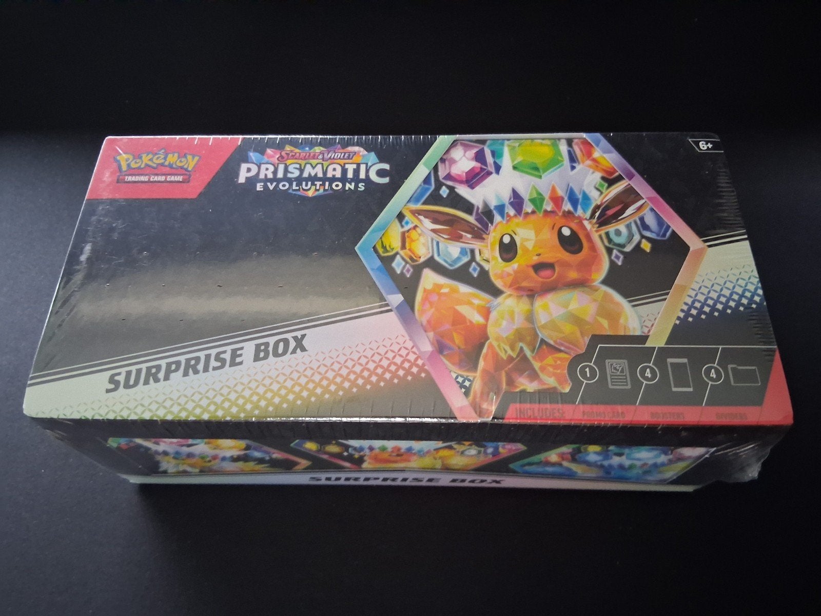 🌈 Prismatic Evolutions Surprise Box | Nieuw & Geseald 🎁, Ophalen of Verzenden, Nieuw, Overige typen, Foil