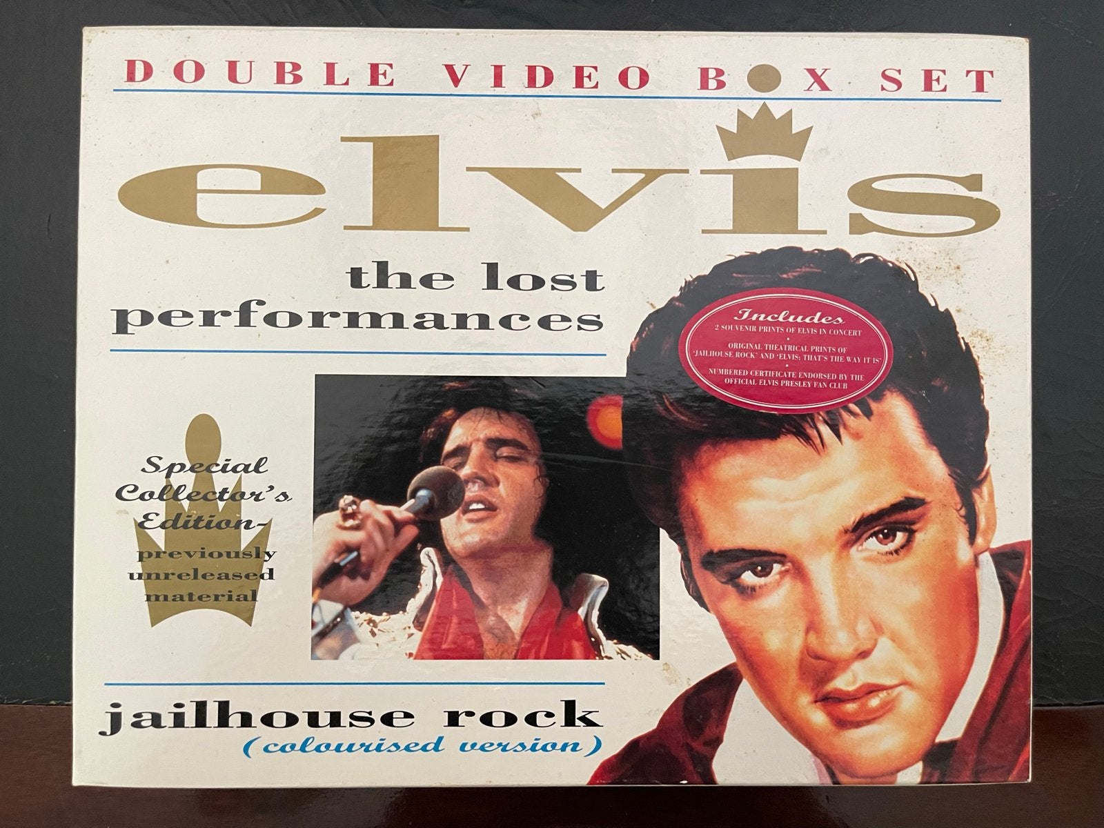 Elvis Presley: Jailhouse Rock & The Lost Performances VHS, Cd's en Dvd's, VHS | Film, Boxset, Muziek, Engels, Alle leeftijden