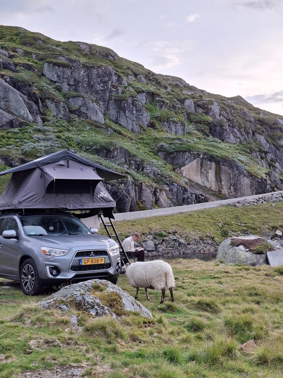 Daktent Skyfold 140 - Ideaal voor avontuurlijke reizen, Ophalen, Gebruikt, Tot en met 2