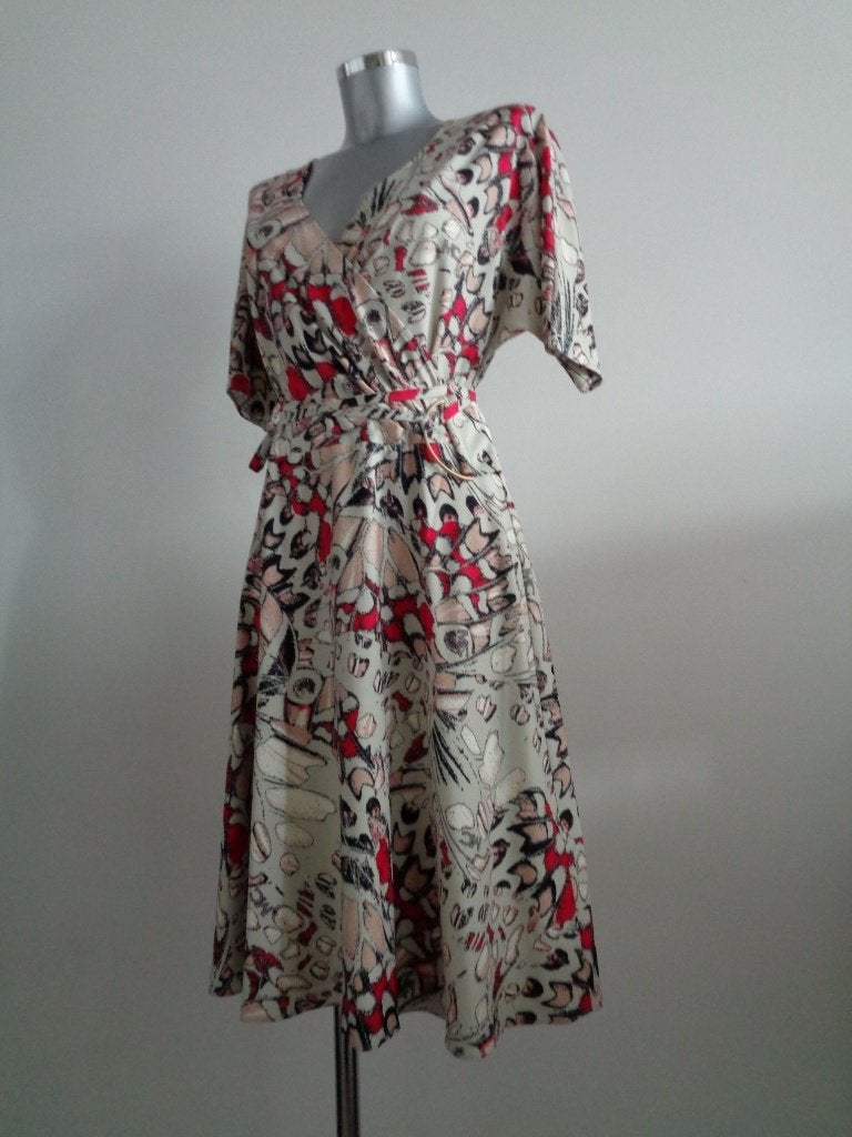 Duurzame jurk, Monique Collignon wrapdress, maat 36/38 NIEUW, Overige kleuren, Nieuw, Ophalen of Verzenden, Knielengte
