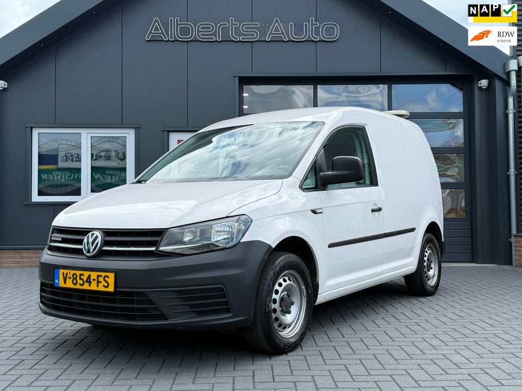 Volkswagen Caddy 1.4 TGI L1H1 DSG AUT | 103.000KM NAP | 1E E, Gebruikt, 4 cilinders, Volkswagen, Wit