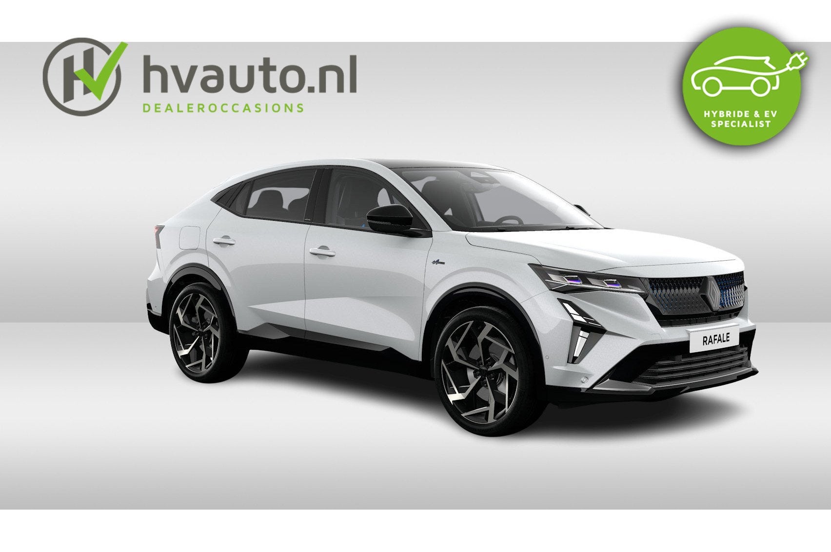 Renault Rafale E-TECH 4x4 PLUG-IN HYBRID 300PK ATELIER ALPIN, Automaat, Stof, Gebruikt, Zwart