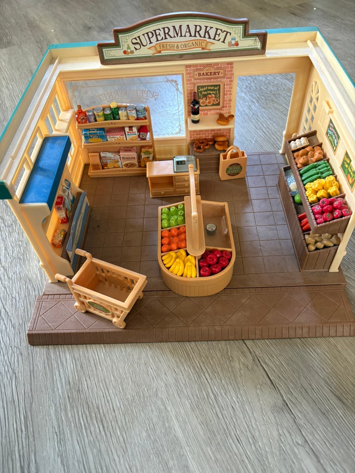 Sylvanian families supermarkt, Ophalen, Gebruikt, Toebehoren