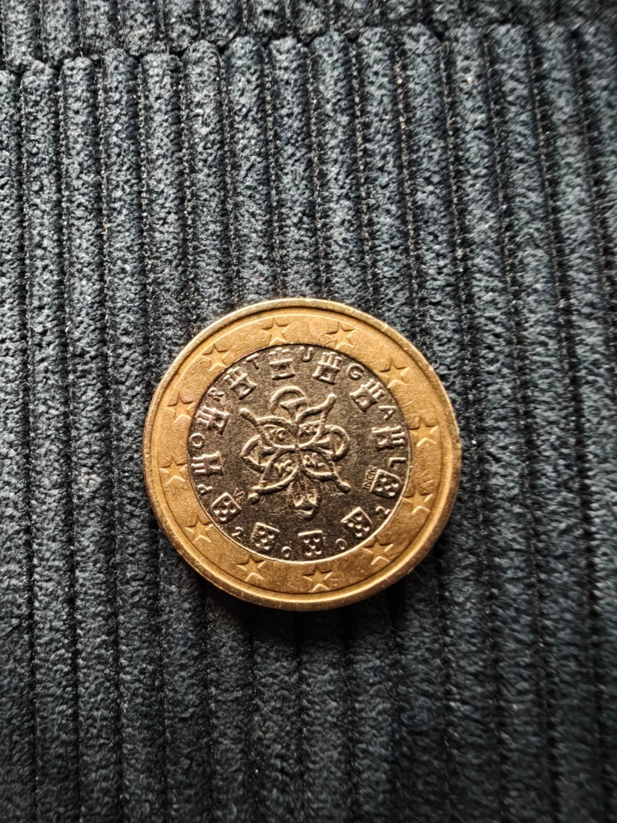 Portugese 1 euro munt 2002, Ophalen of Verzenden, Portugal, 1 euro, Losse munt
