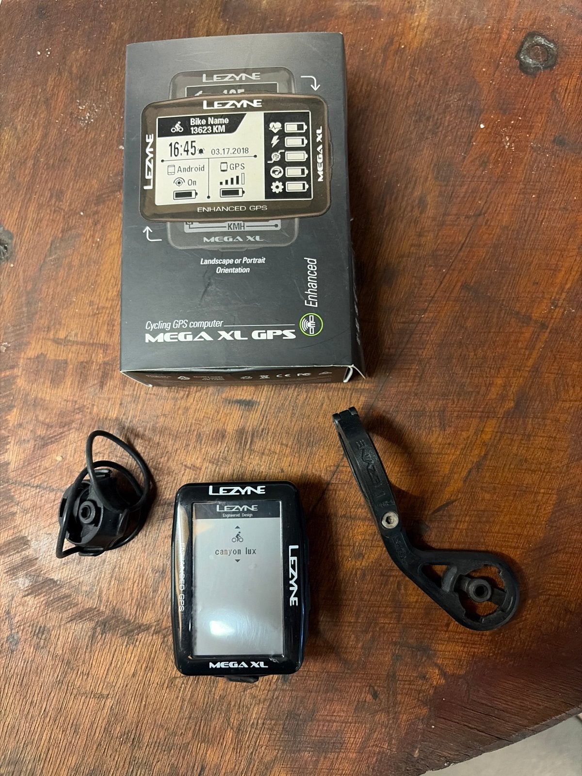 Lezyne Mega XL GPS Fietscomputer, Ophalen of Verzenden, GPS, Gebruikt