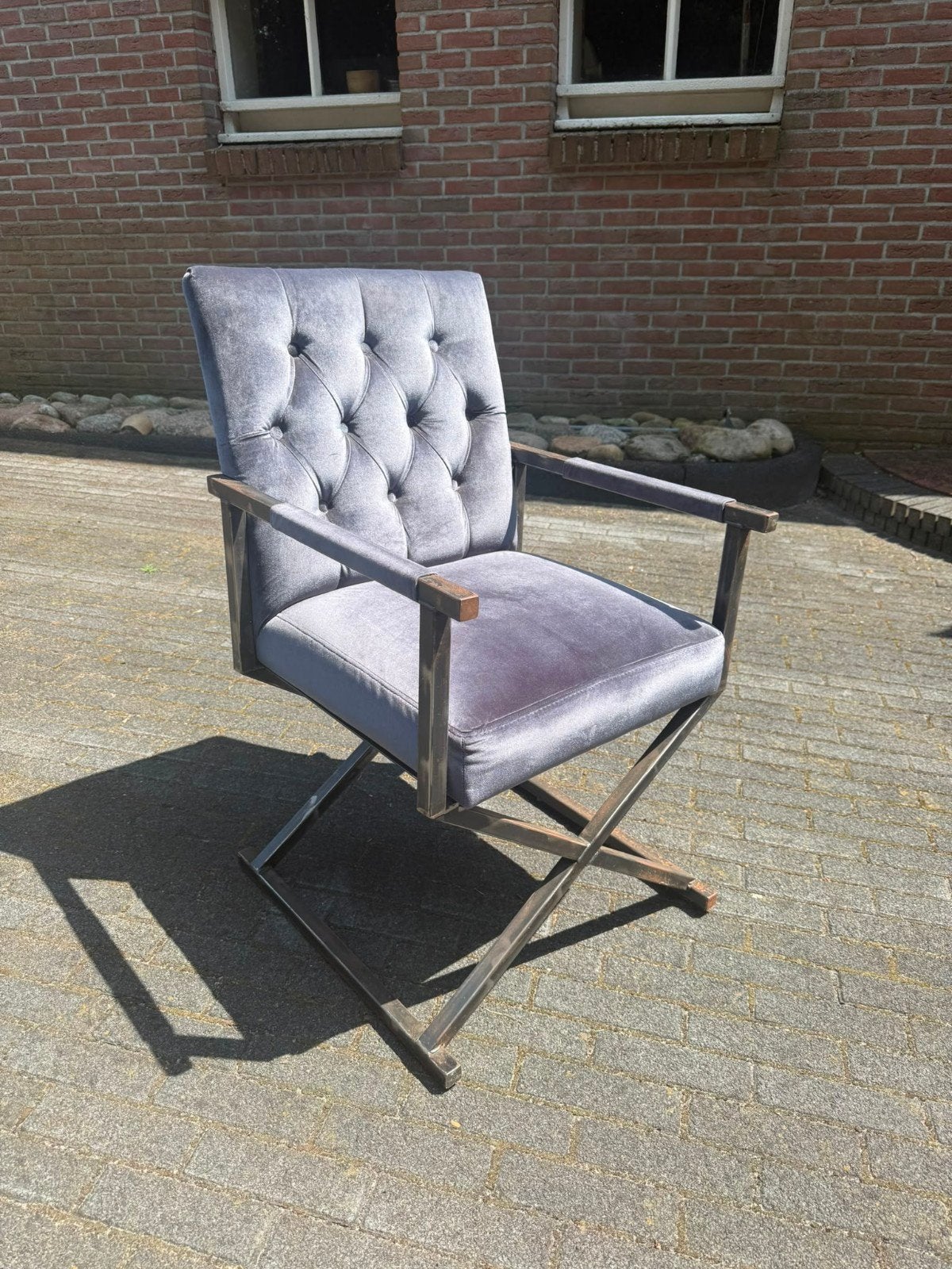 6 mooie stoelen, allemaal dezelfde, Huis en Inrichting, Gebruikt, Modern, Industrieel, Ophalen of Verzenden, Stof