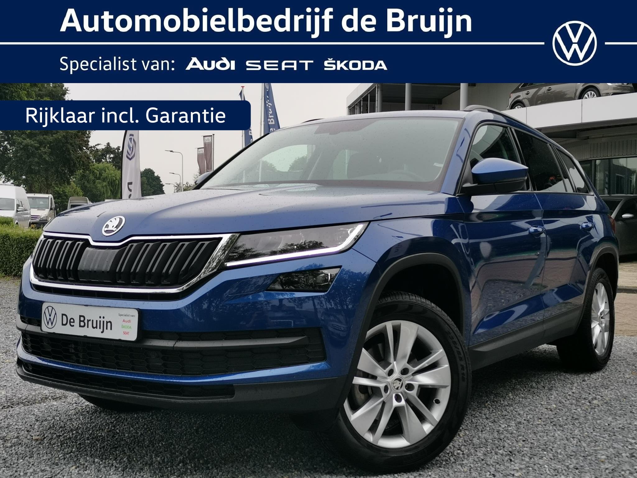 Skoda Kodiaq 1.5 TSI 150pk DSG Edition 7p Skoda Kodiaq 1.5 T, Auto's, 12 maanden, Stof, 4 cilinders, Blauw