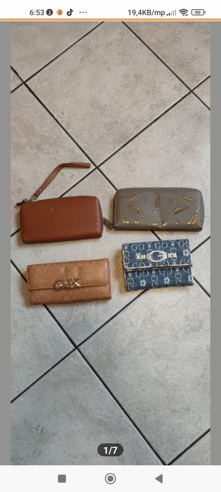 4x nieuwe staat portemonees, Ophalen of Verzenden, Zo goed als nieuw, Zwart