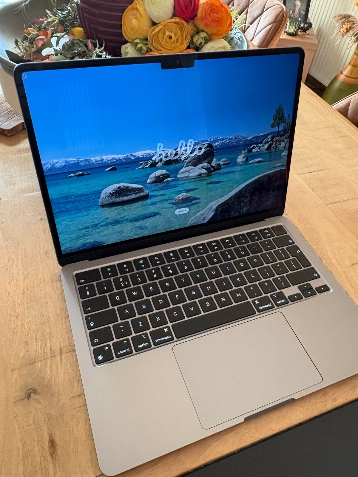 MacBook Air M2 2022 - Zeer goede staat - Space Grey, Ophalen, 256 GB, Qwerty, 8 GB