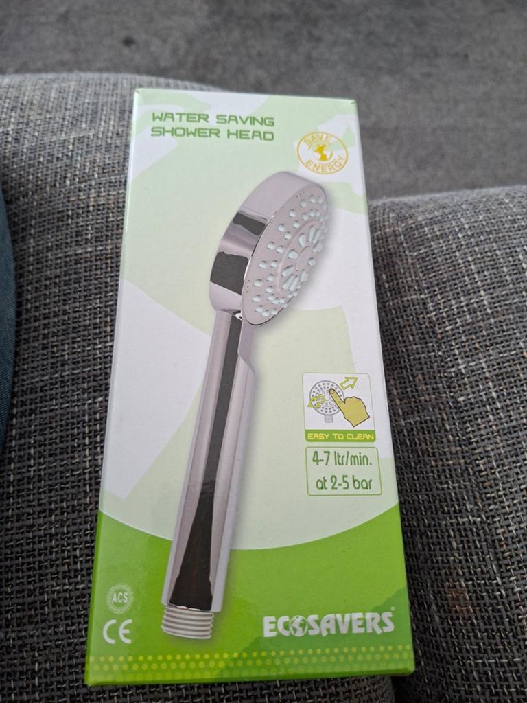 Waterbesparende Douchekop - Ecosavers, Ophalen of Verzenden, Nieuw, Chroom, Douche