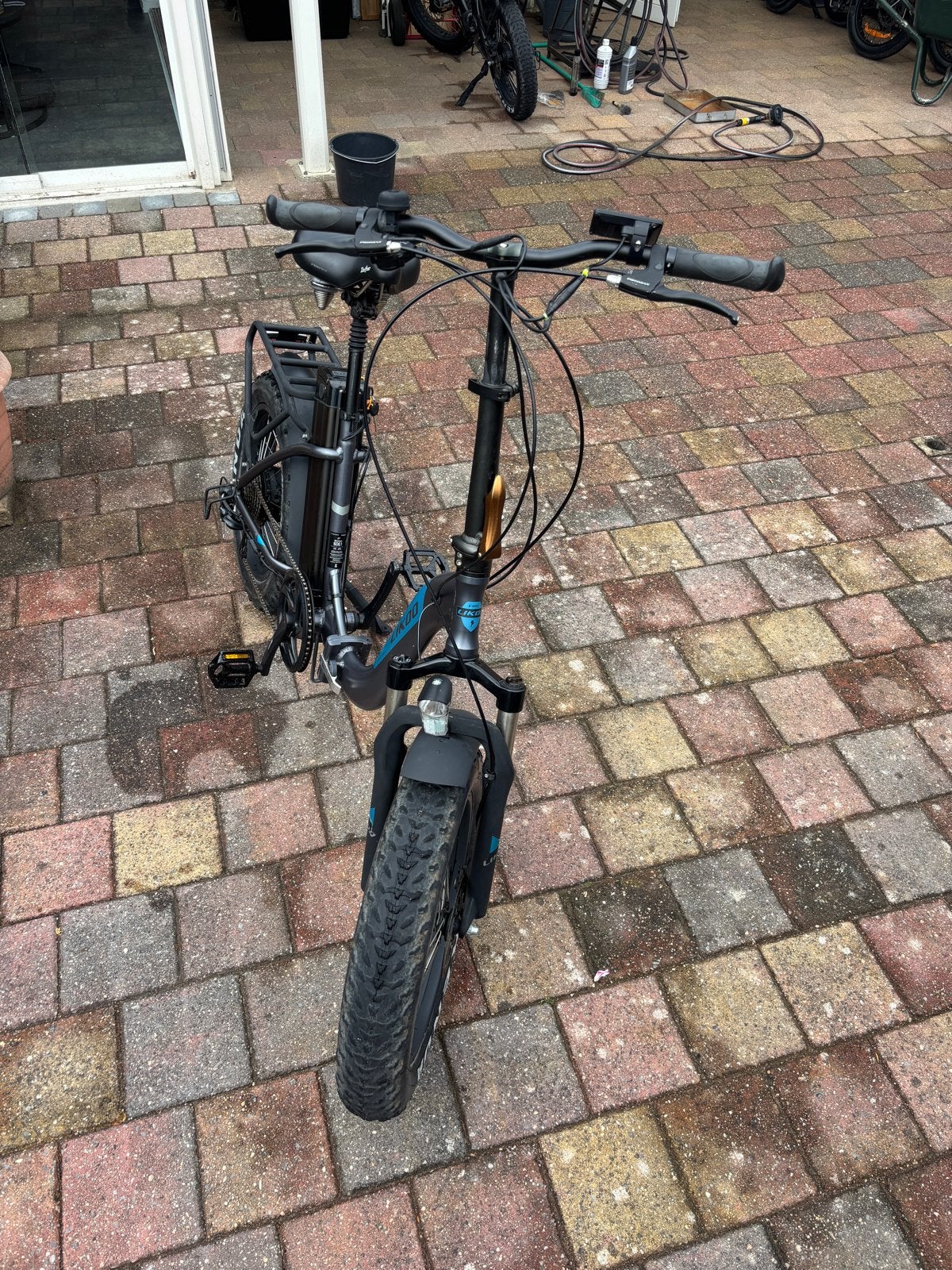 Likoo FT20 opvouwbare elektrische fatbike 874Wh, Fietsen en Brommers, Elektrische fietsen, Gebruikt, Minder dan 47 cm, 50 km per accu of meer