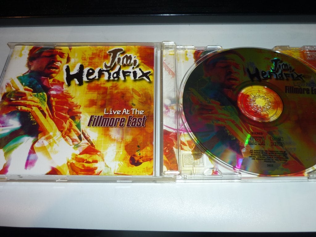 Jimi Hendrix de cd Live At The Fillmore East, Verzenden, Zo goed als nieuw, Poprock