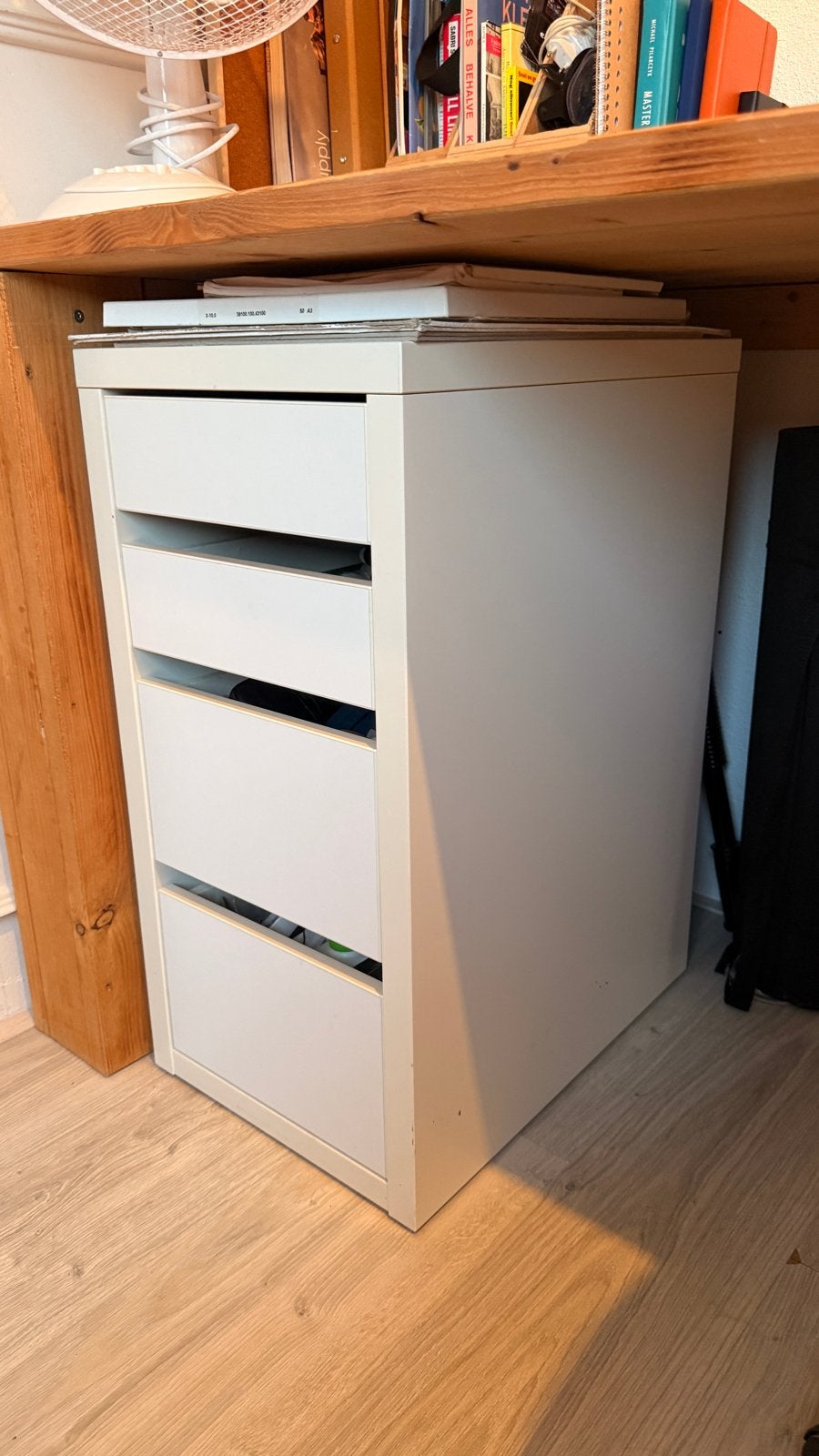 IKEA Alex ladeblok wit - perfect voor thuiskantoor, Overige materialen, Minder dan 50 cm, Ophalen of Verzenden, Zo goed als nieuw