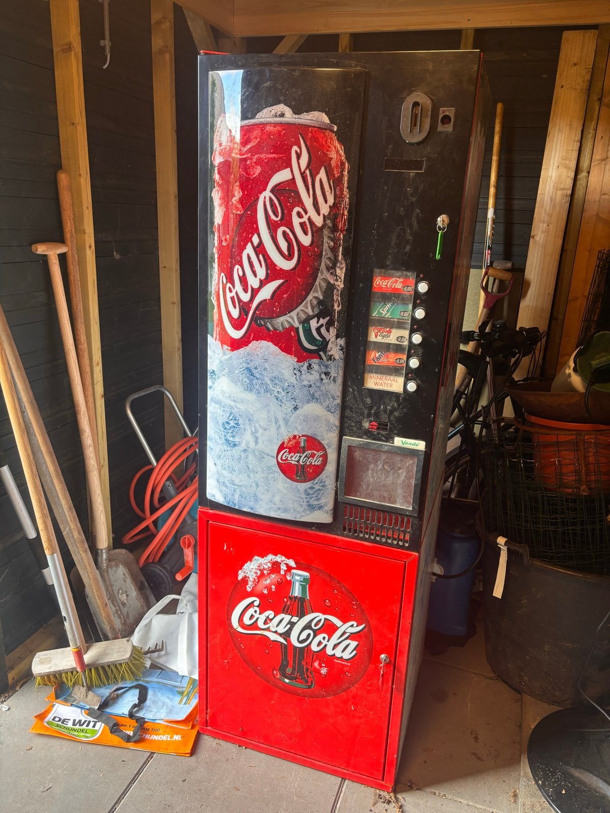 Coca Cola kast ombouw - Ideaal voor koelkast/bierkrat, Ophalen, Gebruikt, Gebruiksvoorwerp