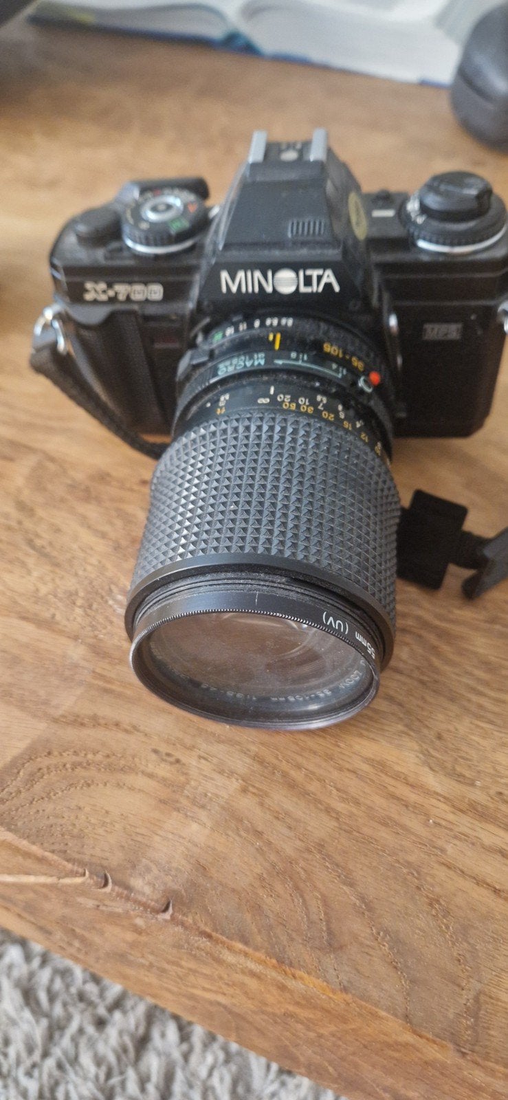 Minolta X-700 Spiegelreflexcamera met 2 lenzen, Ophalen of Verzenden, Minolta