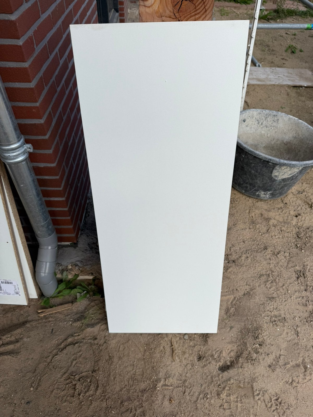 Drie witte meubelpanelen, Ophalen, Nieuw, Minder dan 20 mm