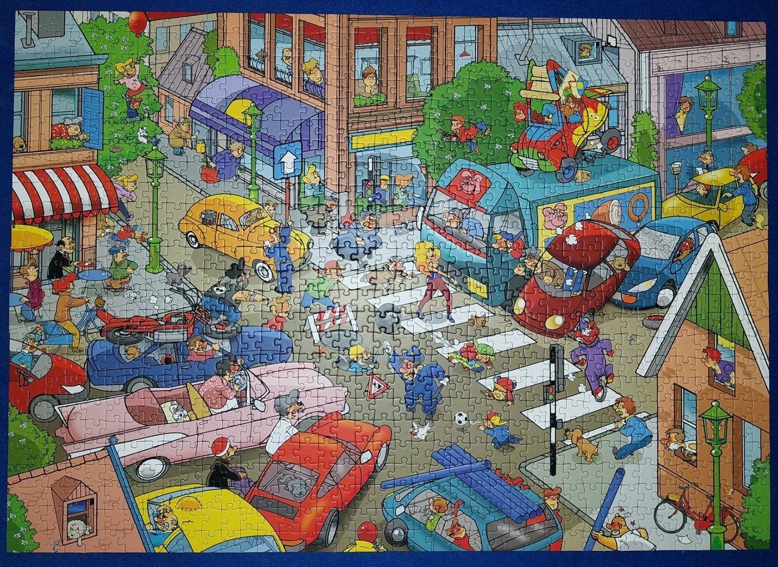 That's Life Legpuzzel 1000 stukjes - Traffic jam, Ophalen of Verzenden, 500 t/m 1500 stukjes, Gebruikt, Legpuzzel