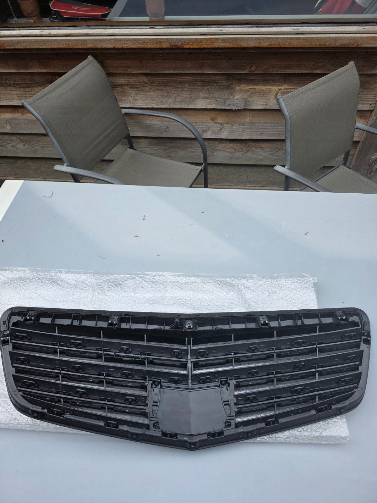 Grille S-klasse W221, Ophalen, Nieuw, Voor, Bumper