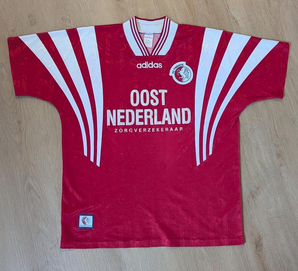 FC Twente Thuisshirt 1997/1998 Maat L, Kleding | Heren, T-shirts, Maat 52/54 (L), Ophalen of Verzenden, Adidas, Gedragen