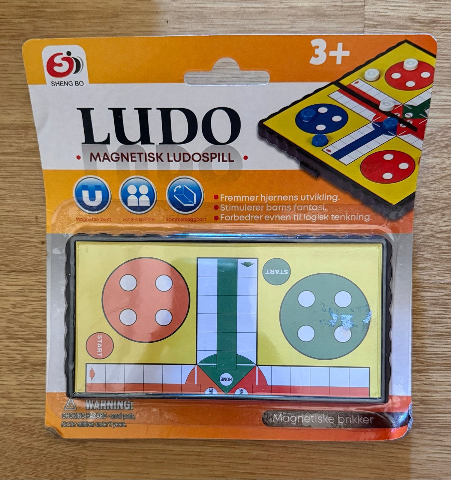 Ludo Magnetisch Reisspel - Nieuw, Drie of vier spelers, Ophalen of Verzenden, Nieuw