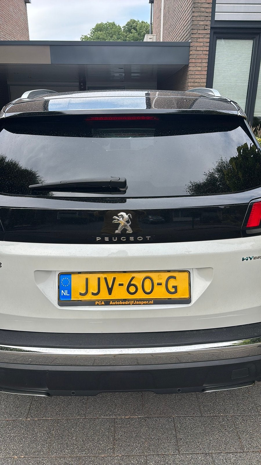 Peugeot 3008 Hybrid4 300pk E-eat 2020 Wit, Auto's, Automaat, 1250 kg, Wit, Plug-in hybride