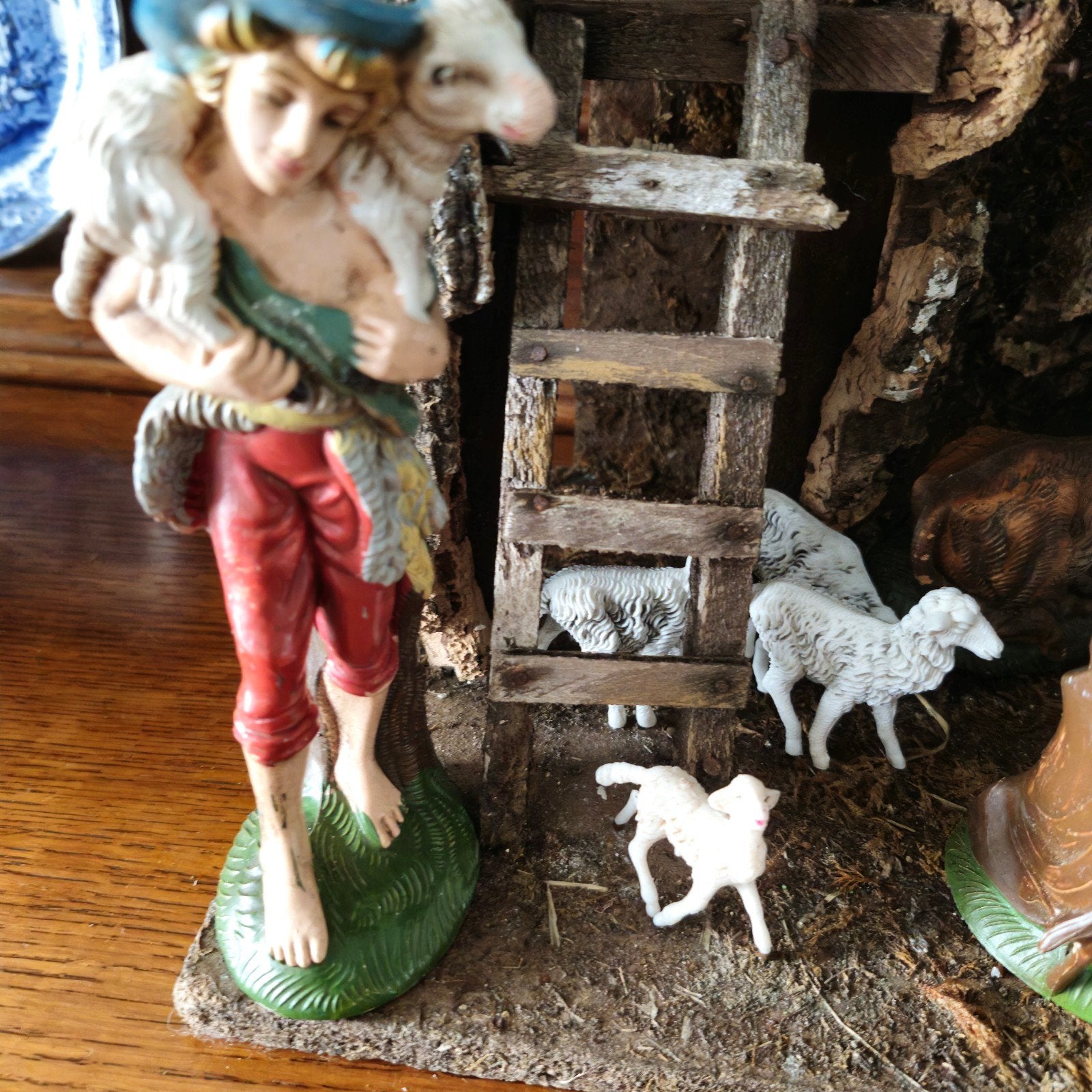 kerstgroep vintage Fontanini grote beelden, Diversen, Ophalen of Verzenden, Gebruikt