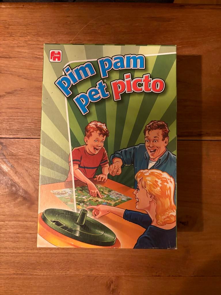 Pim Pam Pet Picto - Leuk gezelschapsspel van Jumbo, Drie of vier spelers, Ophalen of Verzenden, Gebruikt